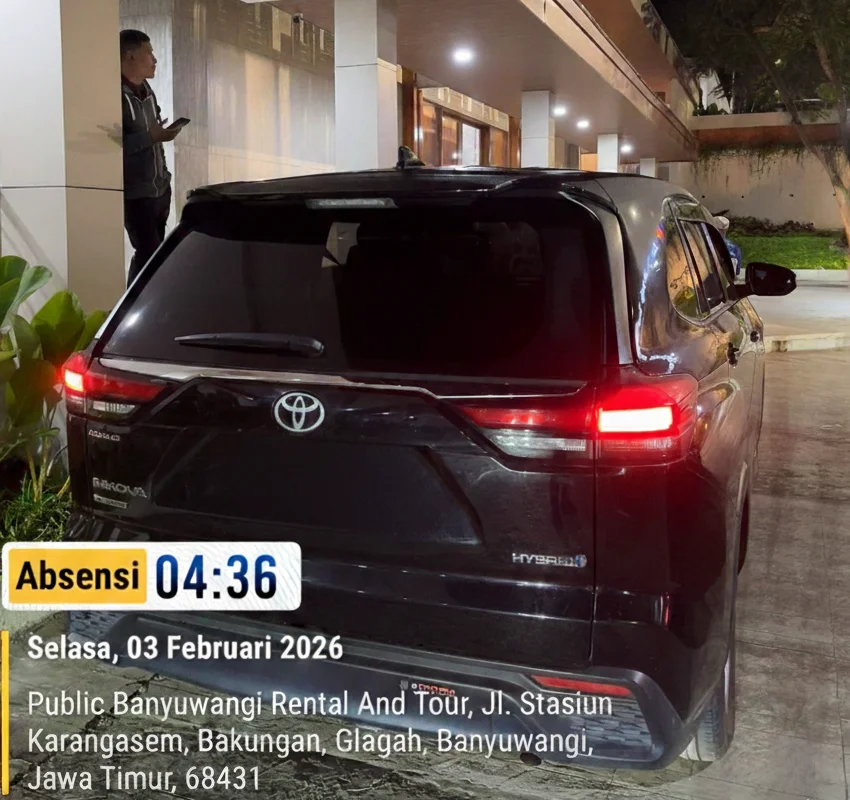 Sewa Mobil Banyuwangi Dengan Sopir. Selasa, 03 Februari 2026
