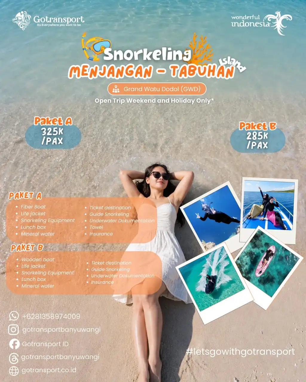 Snorkeling Menjangan - Tabuhan Island